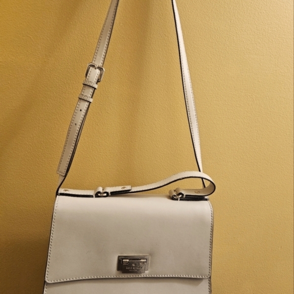 Kate Spade Cream Leather Satchel/Crossbody - Picture 16 of 16